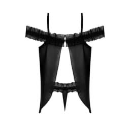 Ruffled Babydoll & Thong, image 1