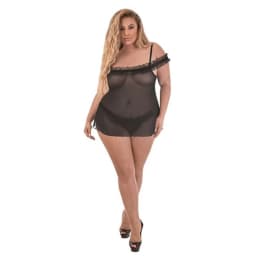 Ruffled Babydoll & Thong, image 6