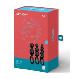Satisfyer Booty Call Plug of 3 Black, image 5