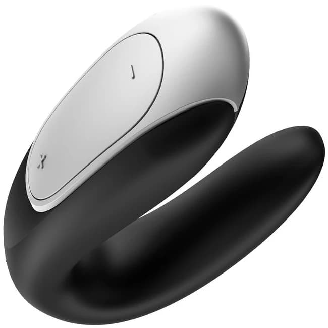 (WD) SATISFYER DOUBLE FUN BLAC (NET)  - Image 1