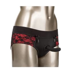 Scandal Crotchless Peggin Panty Set, image 3
