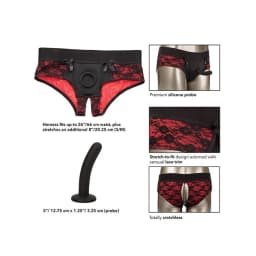 Scandal Crotchless Peggin Panty Set, image 5