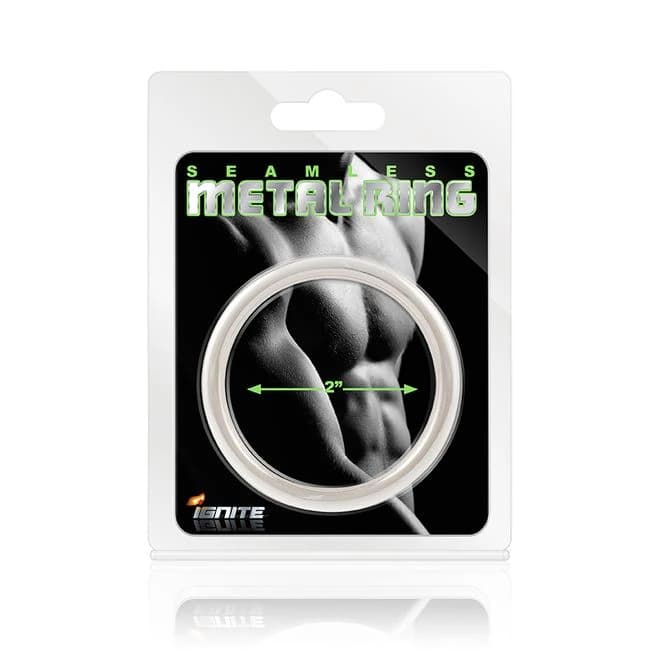 (wd) Seamless Metal Ring 2in - Image 1