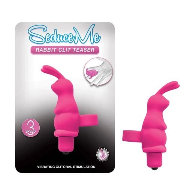 (WD) SEDUCE ME RABBIT CLIT TEA PINK  - Image 1