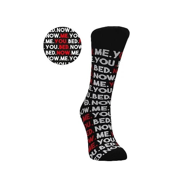 (WD) SEXY SOCKS YOU.ME.BED.NOW 36-41  - Image 1