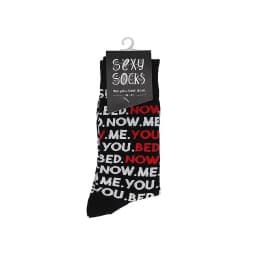 (WD) SEXY SOCKS YOU.ME.BED.NOW 36-41  - Image 2