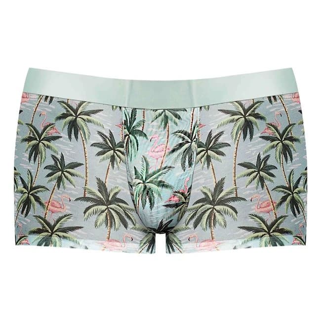 (WD) SHEER PRINTS SHORT FLAMIN LARGE  - Image 1