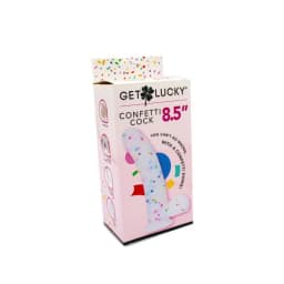 Shibari Get Lucky Confett Cock 8.5in, image 1