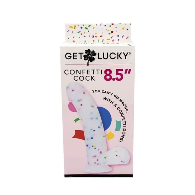 (wd) Shibari Get Lucky Confett Cock 8.5in - Image 2