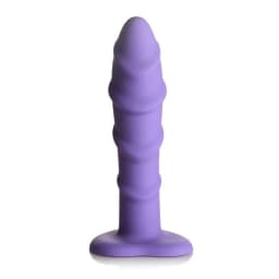 (wd) Simply Sweet Swirl Silico Dildo Purple - Image 3