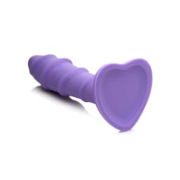 (wd) Simply Sweet Swirl Silico Dildo Purple - Image 8