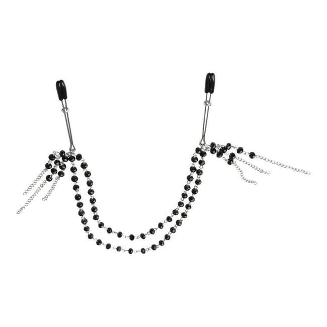 (wd) Sincerely Black Jeweled N Clips - Image 1