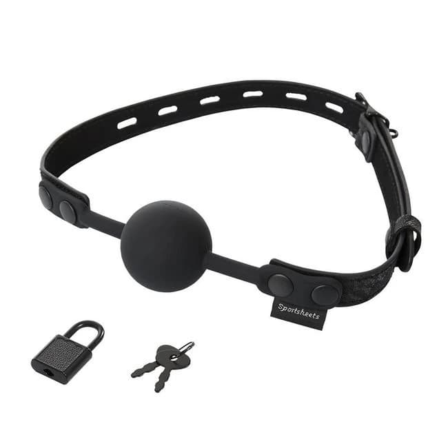(wd) Sincerely Locking Lace Ba Gag - Image 1