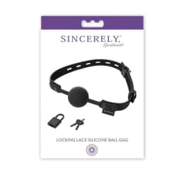 (wd) Sincerely Locking Lace Ba Gag - Image 2