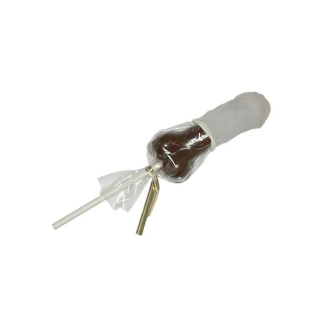 (wd) Small Penis W/condom Choc (net) - Image 1