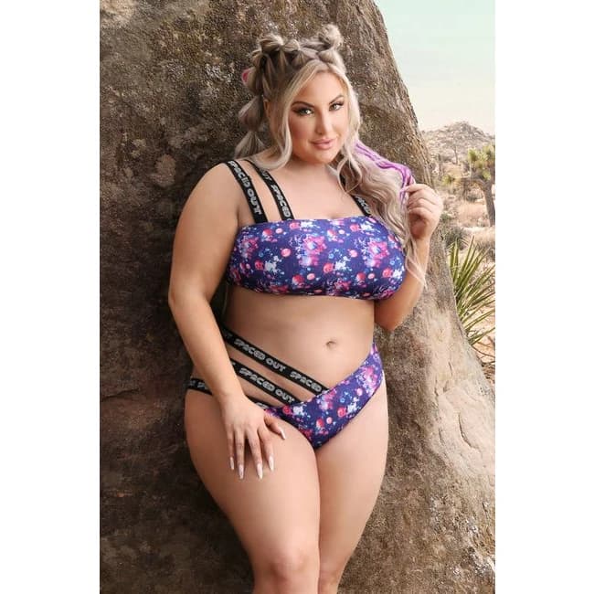 (wd) Spaced Out Bralette & Pan Q/s - Image 1