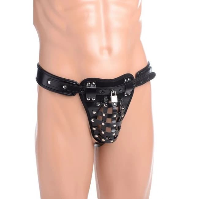 (wd) Strict Safety Net Male Chastity Belt - Image 1