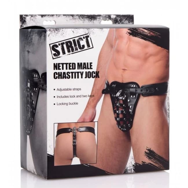 (wd) Strict Safety Net Male Chastity Belt - Image 5