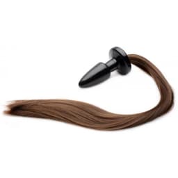 Tailz Brunette Pony Tail Plug, image 2