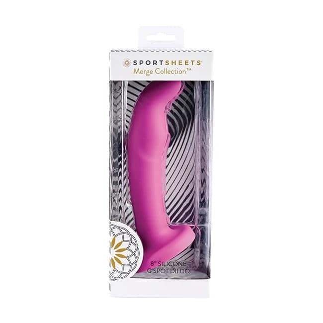 (wd) Tana 8in Silicone Dildo Magenta - Image 1