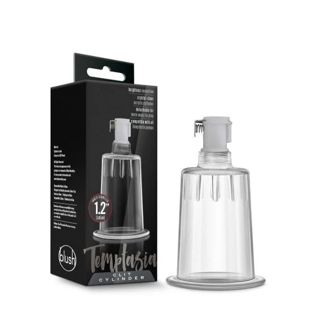 (wd) Temptasia Clit Cylinder 1 Diameter Clear - Image 1