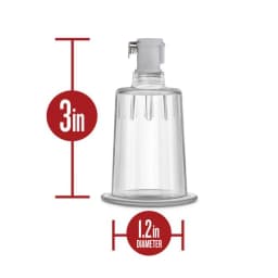 Temptasia Clit Cylinder 1 Diameter Clear, image 4