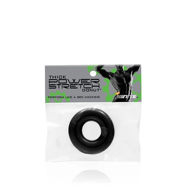 (wd) Thick Power Stretch Donut Black in Bag - Image 1