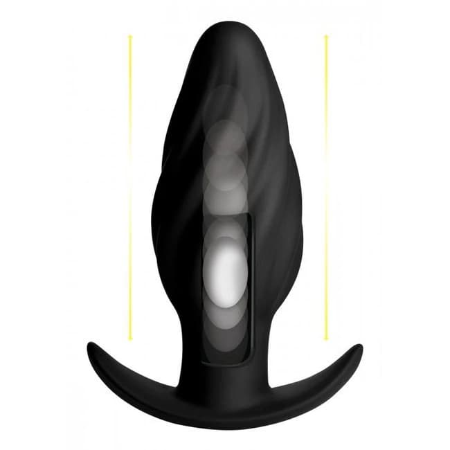 (wd) Thump It 7x Swirled Thump Anal Plug - Image 1