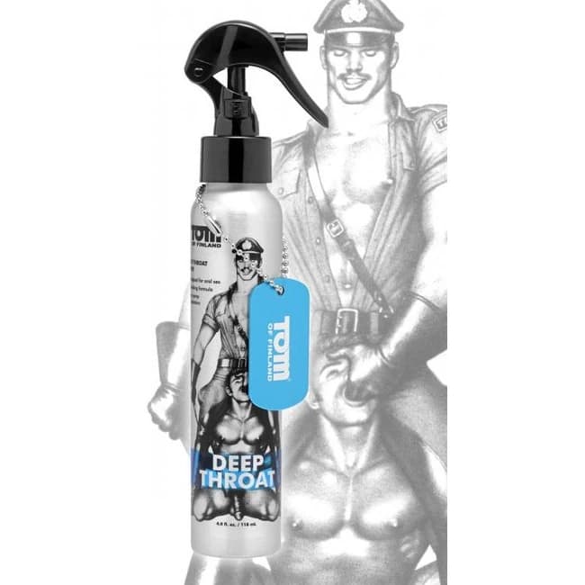 (wd) Tom of Finland Deep Throa Spray 4 Oz - Image 1