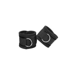 (wd) Velvet & Velcro Ankle Cuf Adjustable Black - Image 4