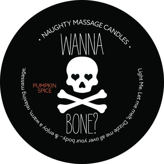 (wd) Wanna Bone Pumpkin Spice Massage Candle - Image 1