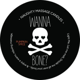 (wd) Wanna Bone Pumpkin Spice Massage Candle - Image 1