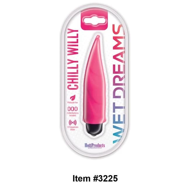 (wd) Wet Dreams Chilly Willy Magenta Vibrator - Image 1