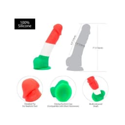 Addiction 100% Silicone Leonardo 7 3 Colors ", image 3