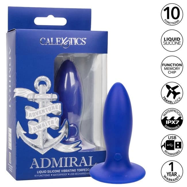 (wd)admiral Liquid Silicone Vibrating Torpedo - Image 6