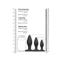 Apex Butt Plug Set Black, image 3