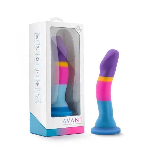(wd)avant D1 Hot N' Cool Multi Color Dildo - Image 1