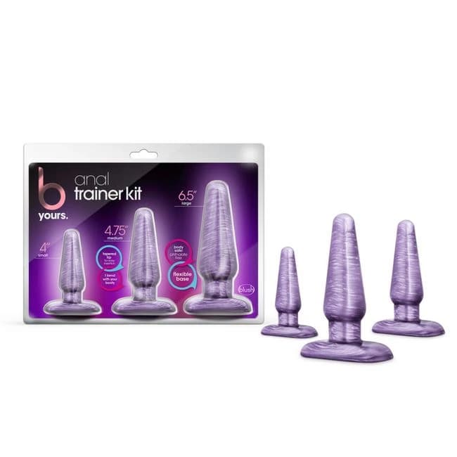 (wd)b Yours Anal Trainer Kit Purple Swirl - Image 1