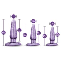 B Yours Anal Trainer Kit Purple Swirl, image 7