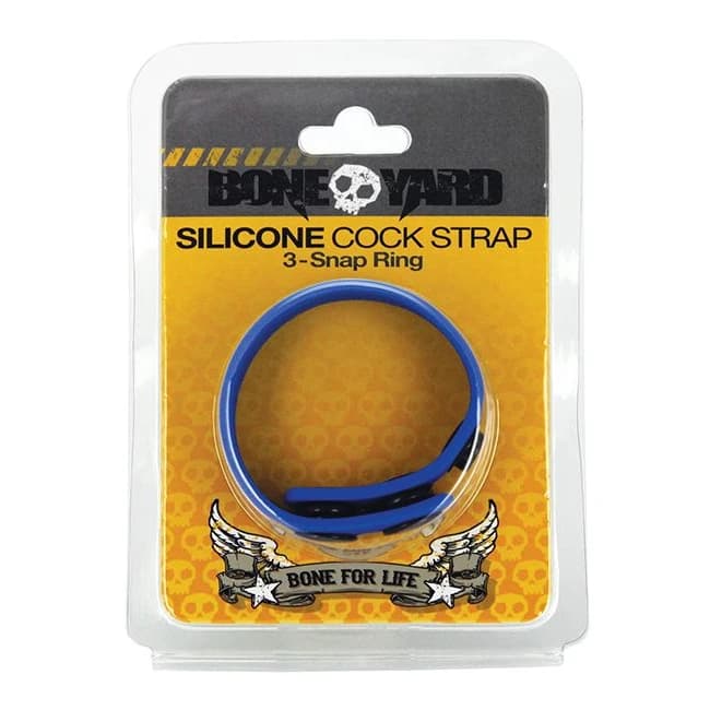 (wd)boneyard Cock Strap Blue - Image 1