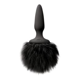 Bunny Tails Mini Black Fur, image 2