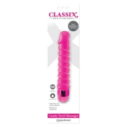 Classix Candy Twirl Massag Pink, image 1