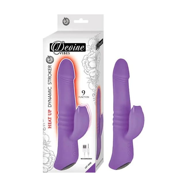 (wd)devine Vibes Heat-up Dynam Stroker Purple - Image 1