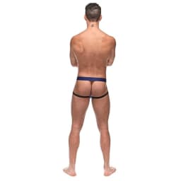 Diamond Mesh Jock Ring Nav S/M, image 7