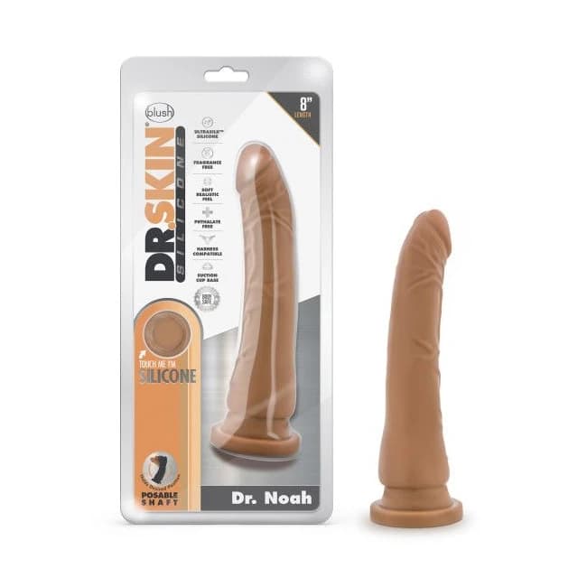 (wd)dr Skin Silicone Dr Noah 8 Dildo Mocha - Image 1