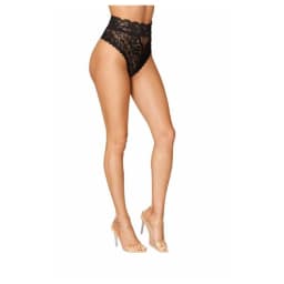 High-Waisted Lace Panty W/ Cutout, image 5