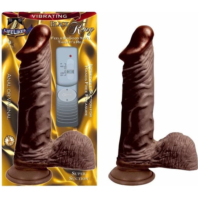 (wd)lifelike Vibrating Black K - Image 1