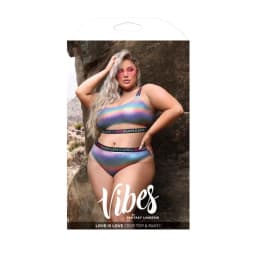 (wd)love Is Love Crop Top & Pa Q/s - Image 3