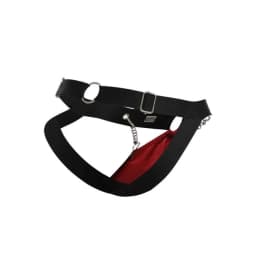 (wd)male Basics Dngeon Chain Jockstrap Red O/s - Image 2