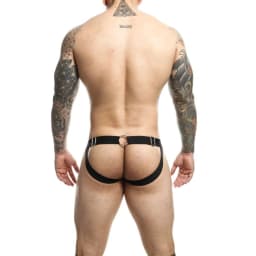 (wd)male Basics Dngeon Chain Jockstrap Red O/s - Image 4